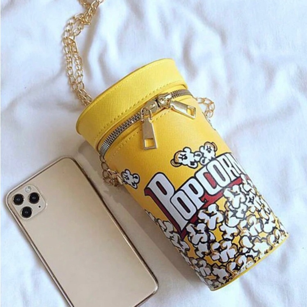 POPCORN BUCKET CROSSBODY BAG